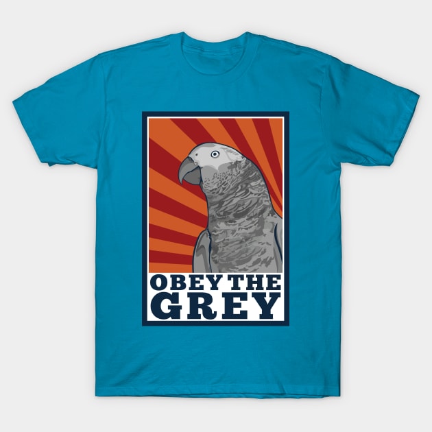 Obey the Grey T-Shirt by SSArt